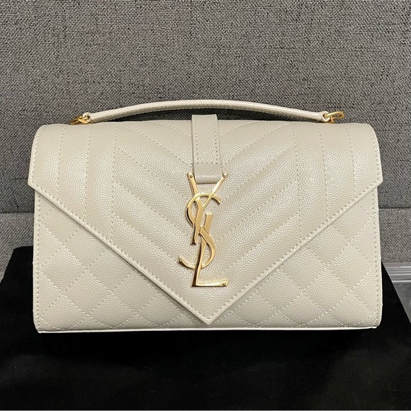 YSL Small Envelope Bag in Mix Matelasse - Picture 4 of 15